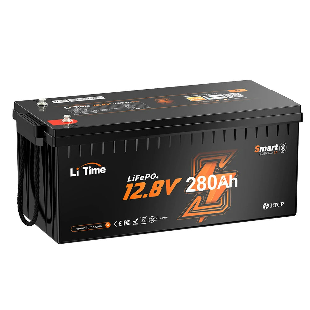 LiTime 12V 280Ah Bluetooth付きサブバッテリー|大容量サブバッテリー LiTime 12V 280Ah Bluetooth付きサブバッテリー|大容量サブバッテリー