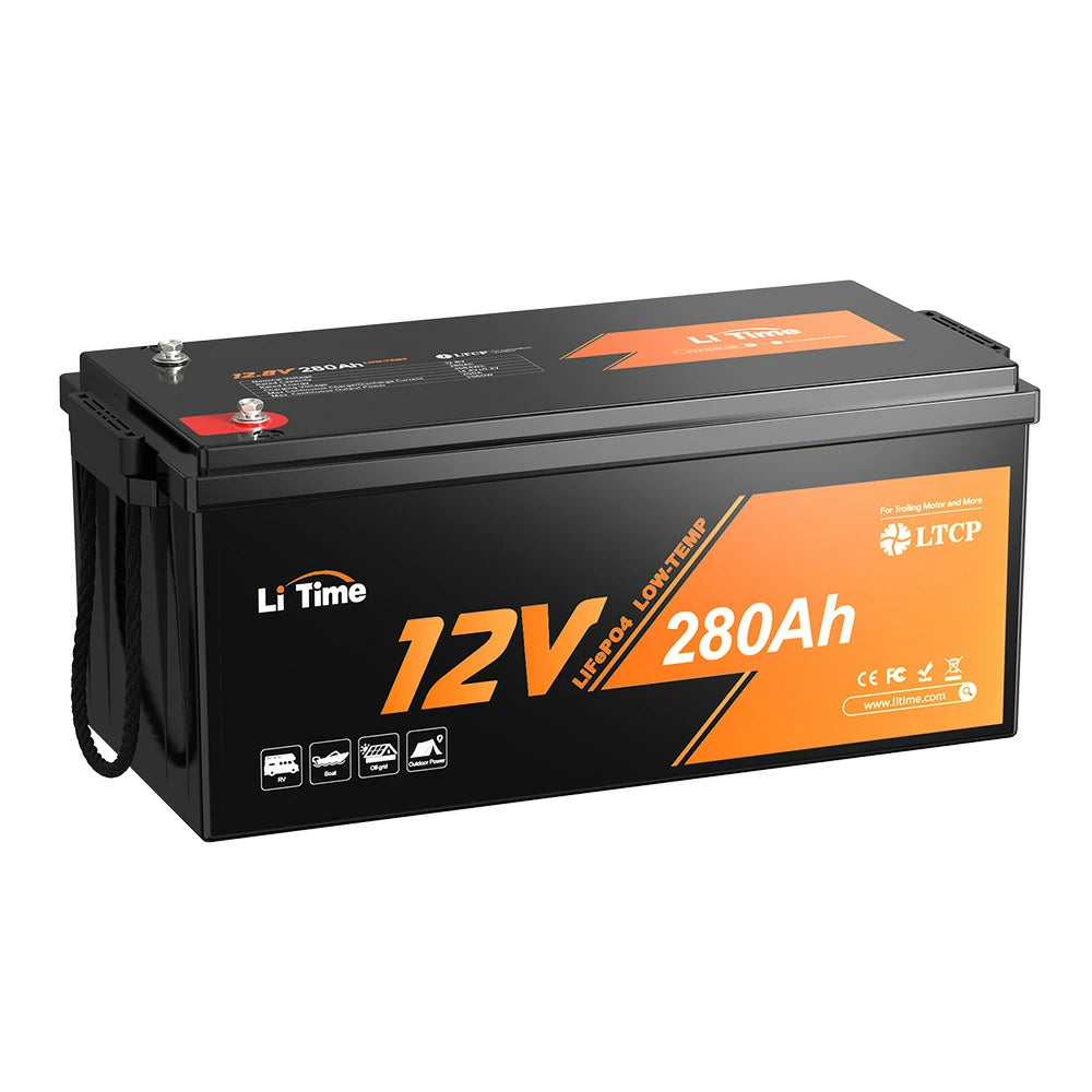 LiTime 12V 280Ah サブバッテリー用リン酸鉄リチウムイオンバッテリー