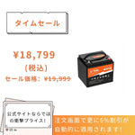 「予約商品」LiTime 12V 50Ah 電動リール用リン酸鉄リチウムイオンバッテリー