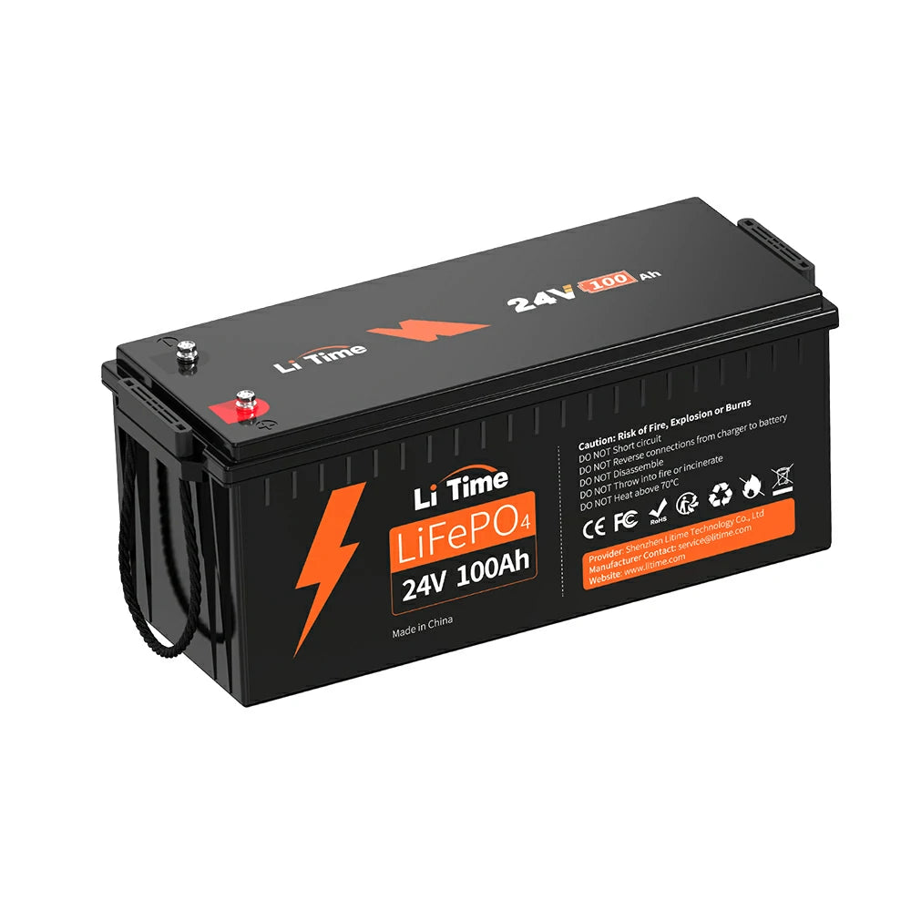 LiTime 24V 100Ah サブバッテリー用リン酸鉄リチウムイオン LiTime 24V 100Ah サブバッテリー用リン酸鉄リチウムイオン