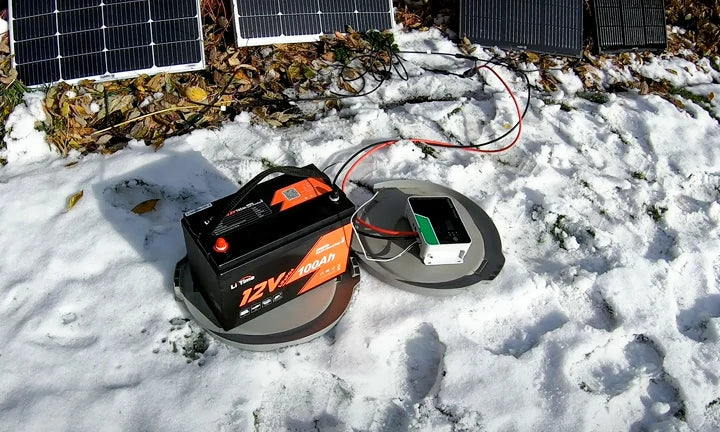 雪の中の車中泊でも長時間使用できるリン酸鉄リチウムイオンバッテリーおすすめ