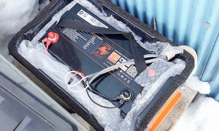 氷上での長時間使用に適したリン酸鉄リチウムイオンバッテリーおすすめ