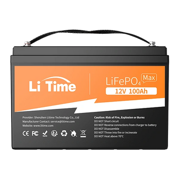 2C放電可能の12V100Ahバッテリー