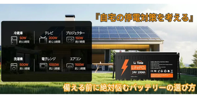 備える前に絶対悩むバッテリーの選び方