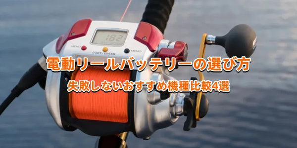 電動リールバッテリーの選び方