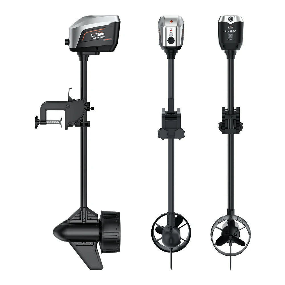 LiTime Argoseeker A1｜24V700W無線リモコン付き電動船外機造