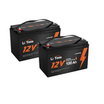 LiTime 12V100Ah ヒーター付き ディープサイクルバッテリー 2個