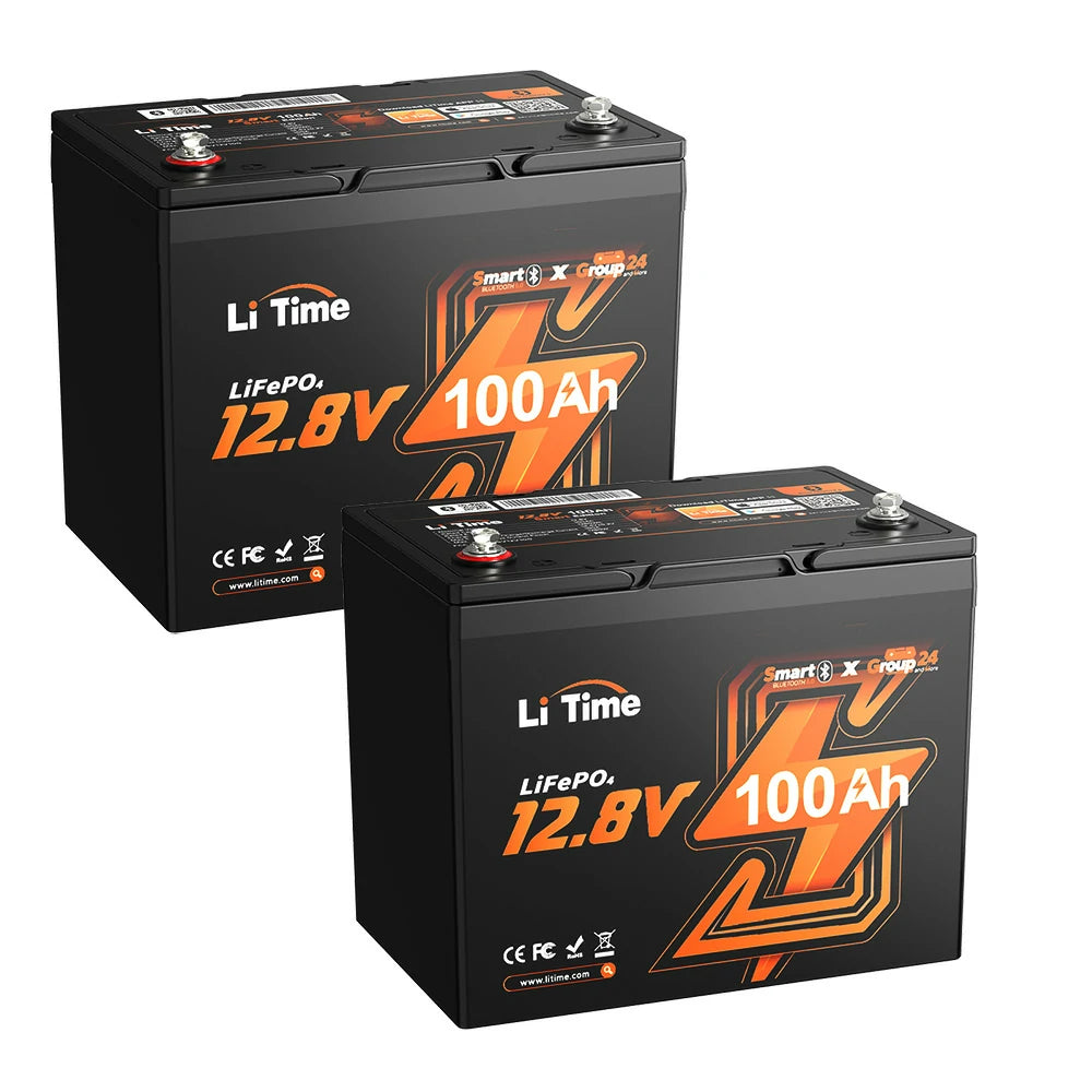 12V100Ah Bluetoothバッテリーおすすめ、2個セット