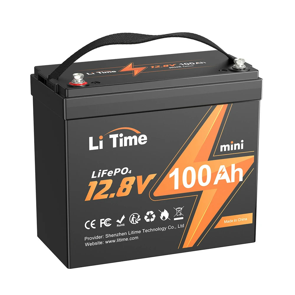 12Vバッテリー100Ah、より小型化＆軽量化