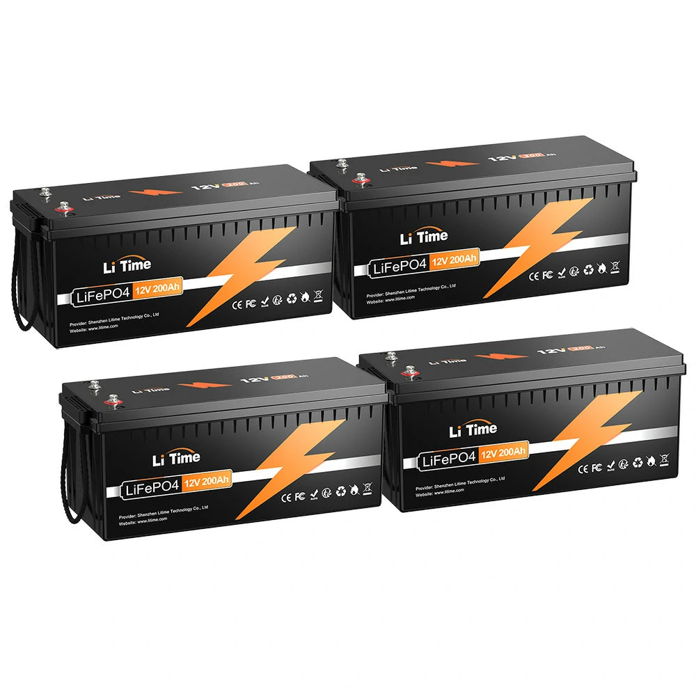 12Vバッテリー200Ahおすすめ、4個セット