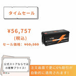 LiTime 12V 200Ah サブバッテリー用リン酸鉄リチウムイオンバッテリー