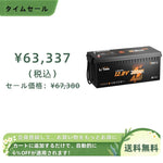 LiTime 12V200Ah Bluetooth付きリン酸鉄リチウムイオンバッテリー