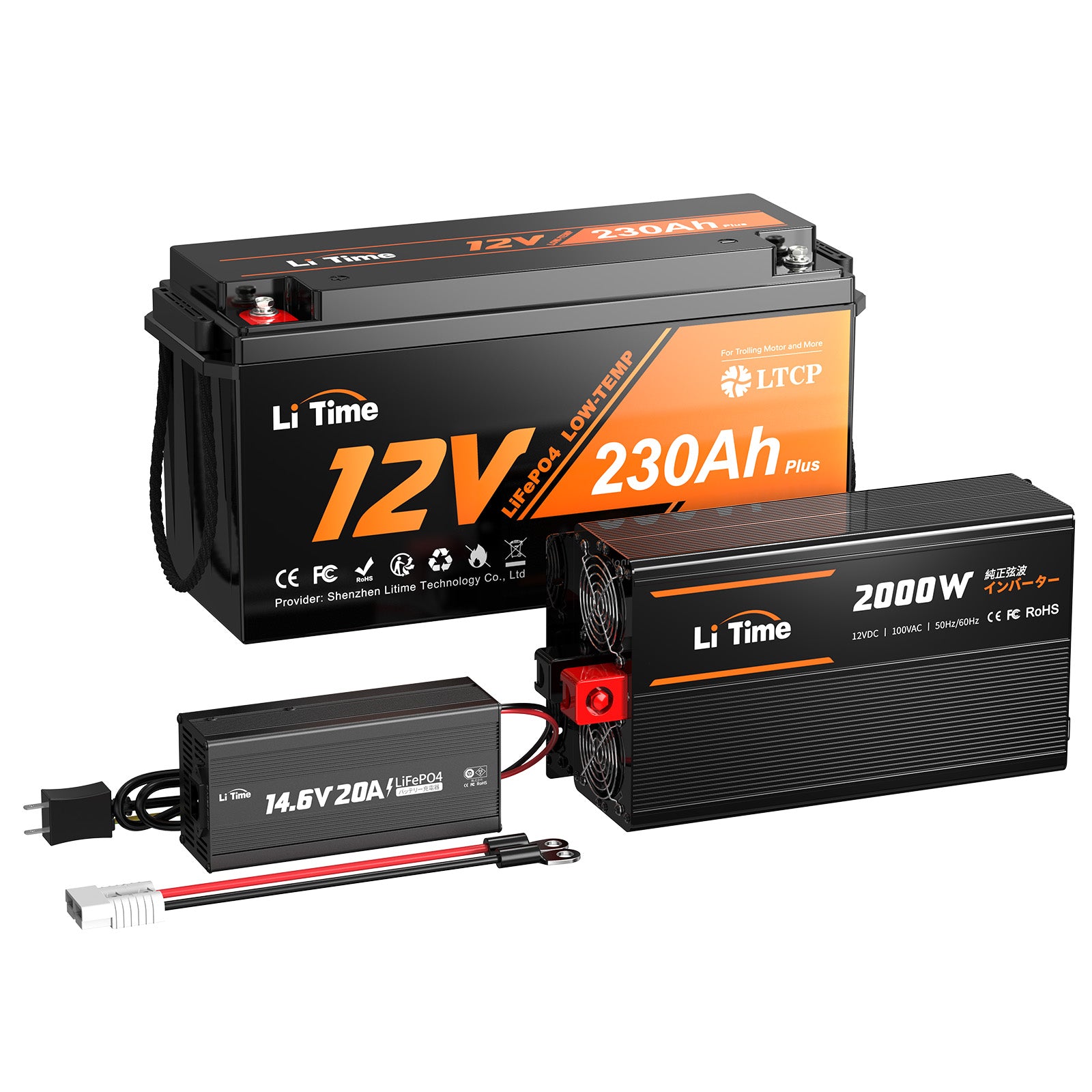 12Vバッテリーおすすめ、LiFePO4専用充電器、インバーターとの連用