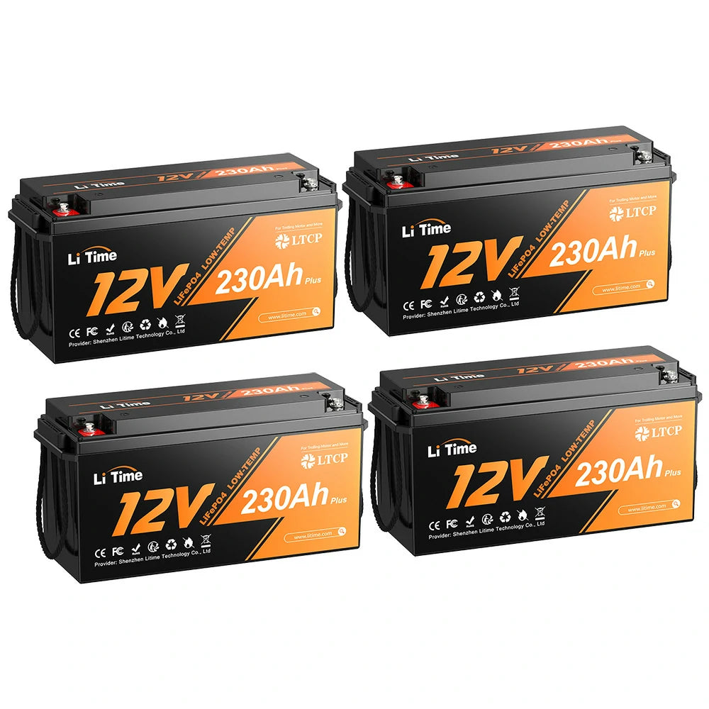 12V230Ahバッテリーおすすめ、4個セット