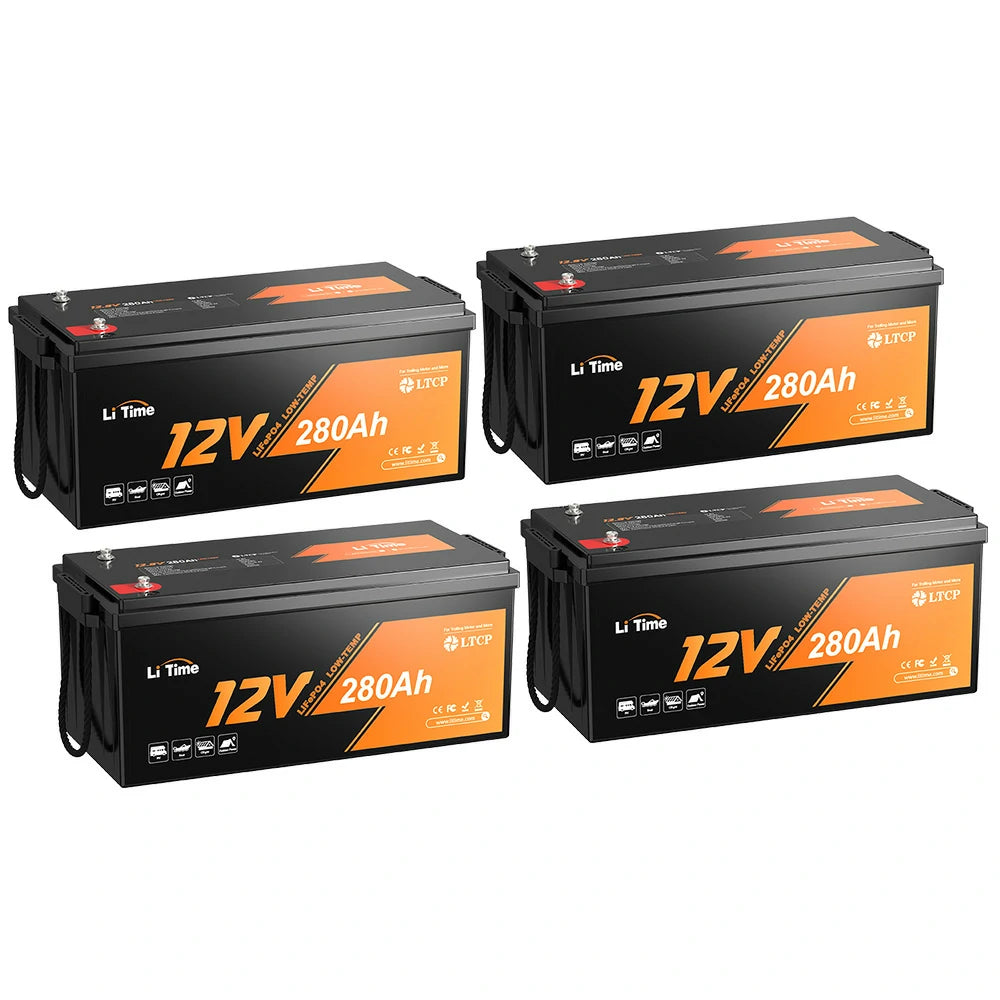 12V280Ah バッテリーおすすめ、4個セット