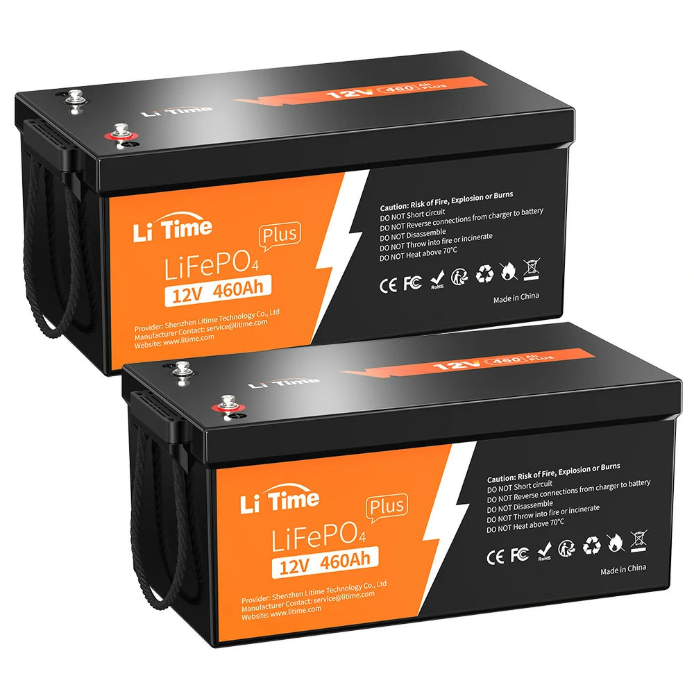 LiTime 12V460Ah リン酸鉄リチウムイオンバッテリー|5888Whの大容量 LiTime 12V460Ah リン酸鉄リチウムイオンバッテリー|5888Whの大容量