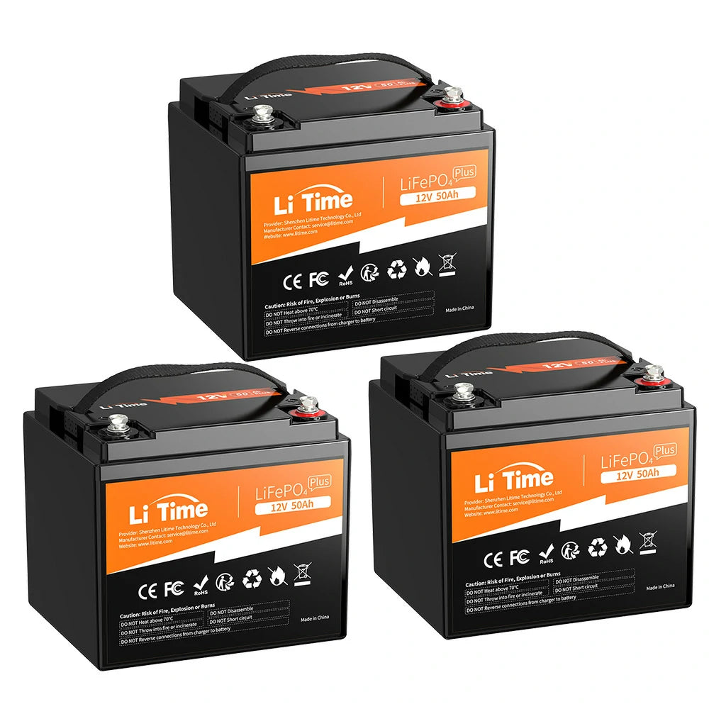 12V50Ahバッテリーおすすめ、3個セット