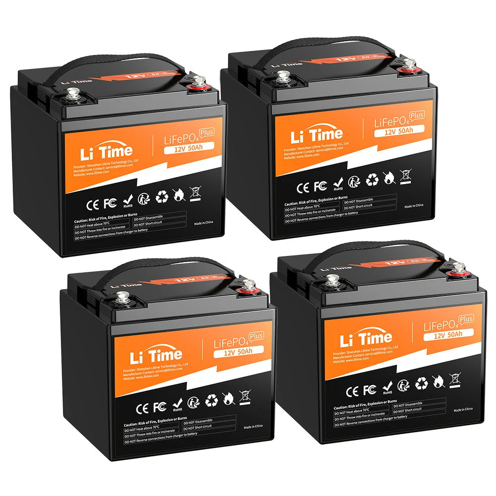 LiTime 12V50Ahリン酸鉄リチウムイオンバッテリー 640W出力 LiTime 12V 50Ah 電動リール用バッテリー – LiTime-JP