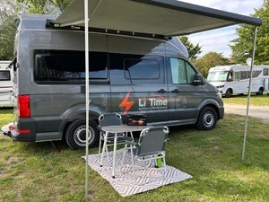 車中泊でリン酸鉄リチウムイオンバッテリーを使用したサブバッテリーシステム