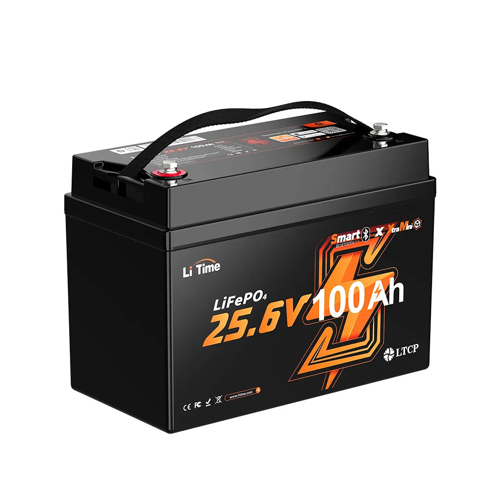 LiTime 24V 100Ah Bluetooth マリン用バッテリー