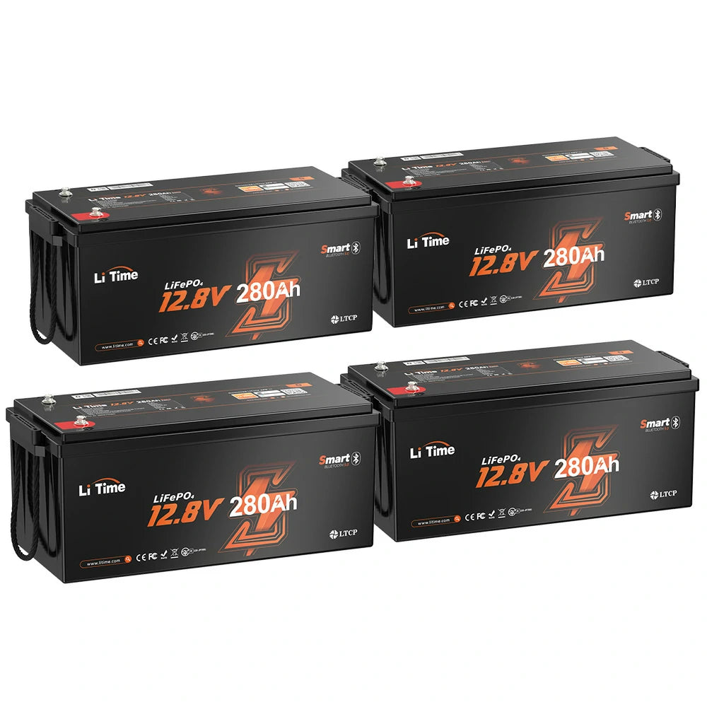 大 LiTime 12V 280Ah Bluetooth付きサブバッテリー｜大容量サブバッテリー