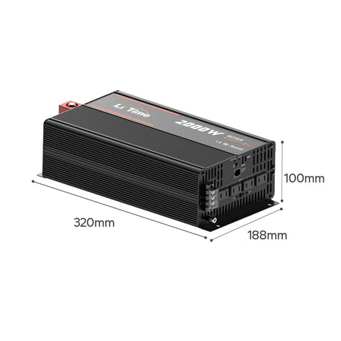 リタイム Li time 2000W インバーター 12V DC 100V AC リタイム Li time 2000W インバーター 12V DC 100V AC