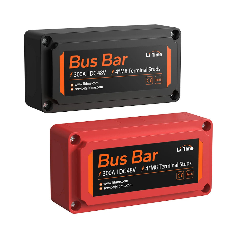 Li Time 300Aバスバー 負極用&正極用DC 12V-48V 配電 LiTime 300A バスバー – LiTime-JP