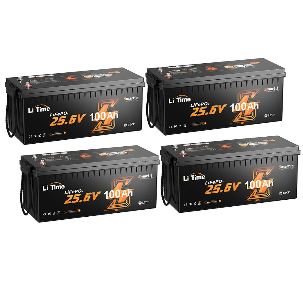 24V100Ah Bluetoothバッテリーおすすめ、4個セット