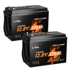 LiTime 12V320Ah Mini Bluetooth付きリン酸鉄リチウムイオンバッテリー