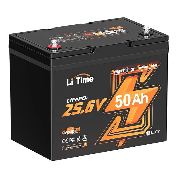 LiTime 12V50Ahリン酸鉄リチウムイオンバッテリー 640W出力 LiTime 12V 50Ah 電動リール用バッテリー – LiTime-JP