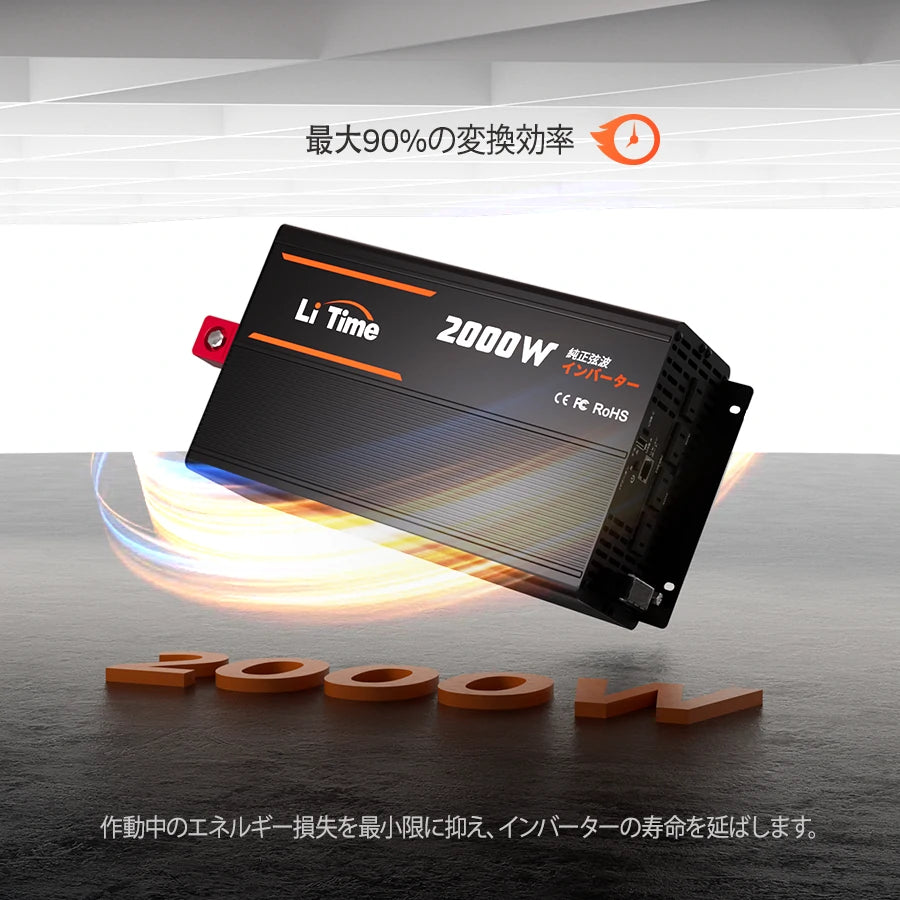 LiTime 12V 2000W インバーター – LiTime-JP