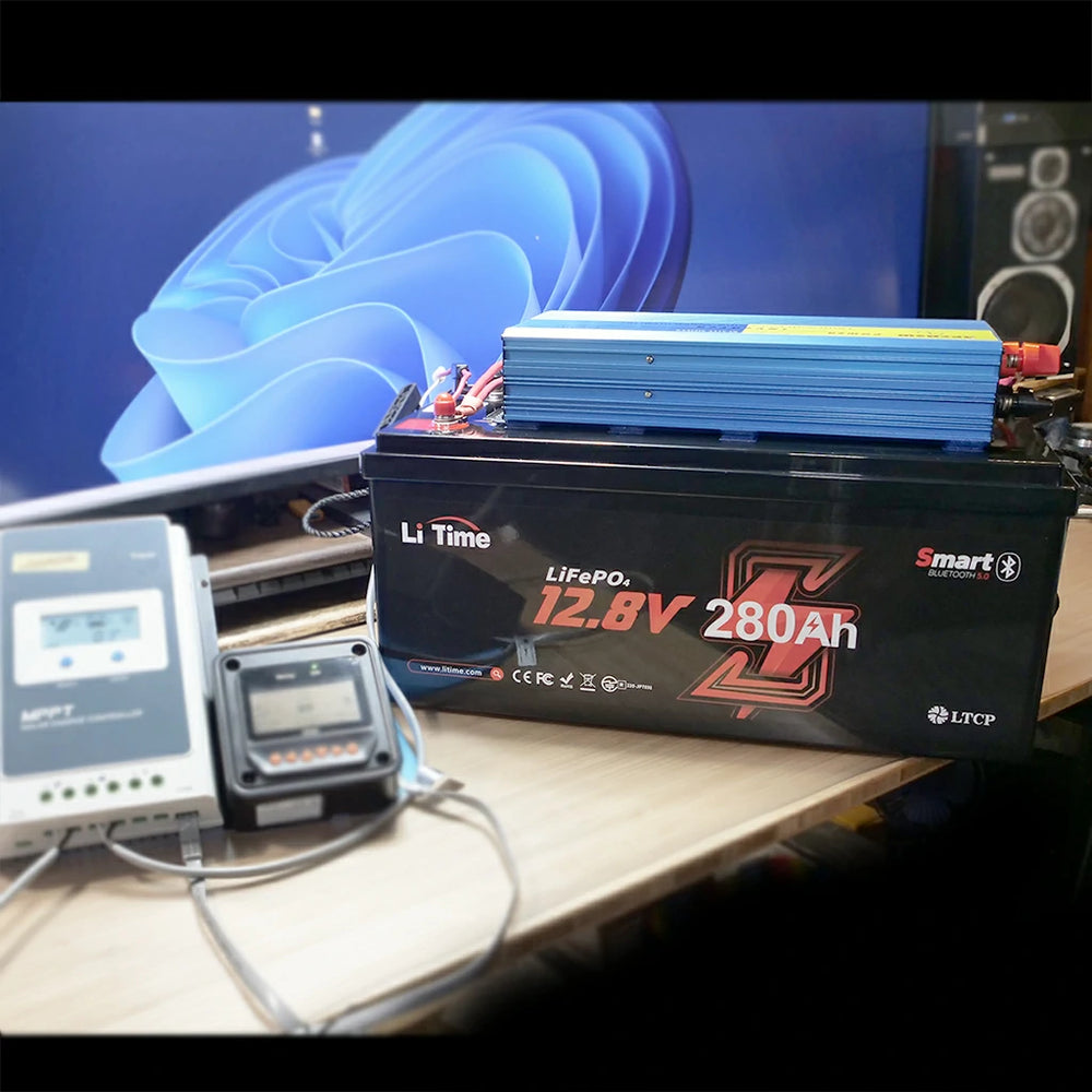 LiTime 12V 280Ah Bluetooth付きサブバッテリー｜大容量サブバッテリー