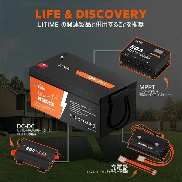 LiTimeのサブバッテリーシステム構成