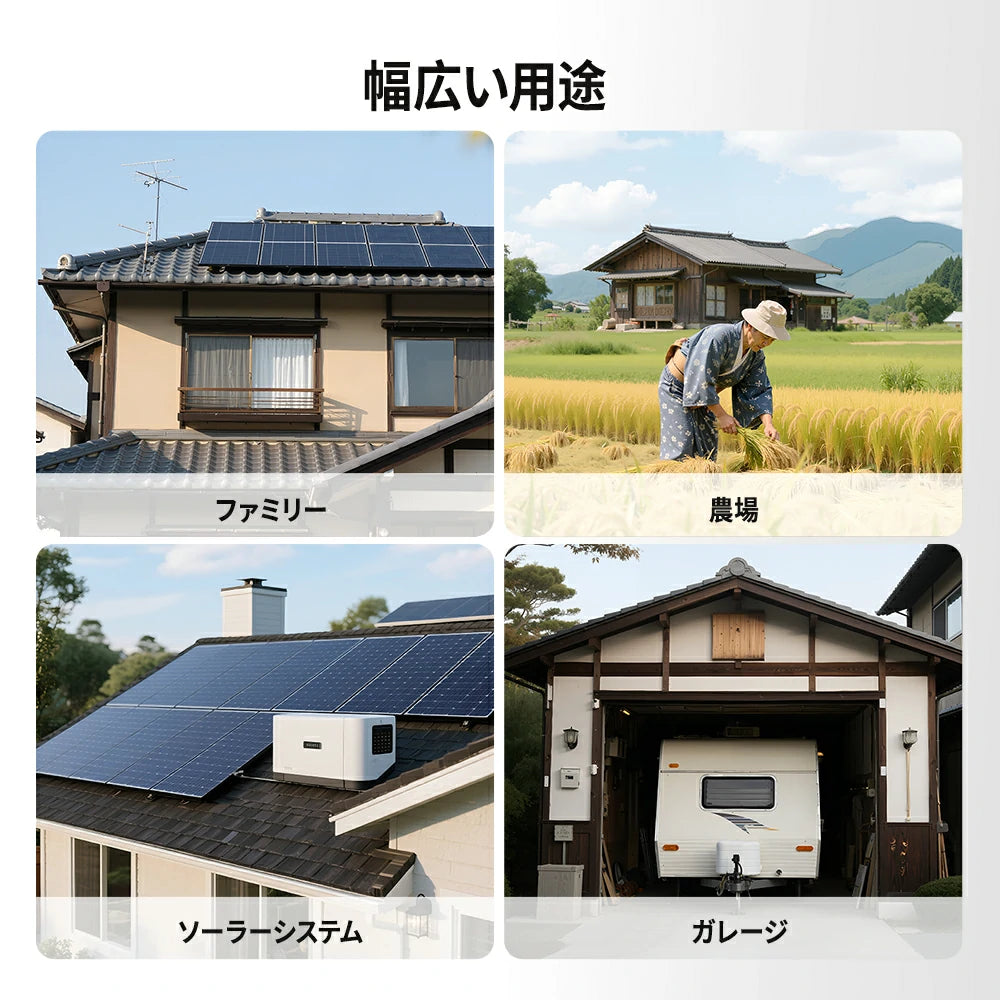 ソーラーシステムなどの幅広いシーンで応用できるハイブリッドインバーター3000W