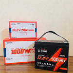 LiTime 12V100Ah mini リン酸鉄リチウムイオンバッテリー