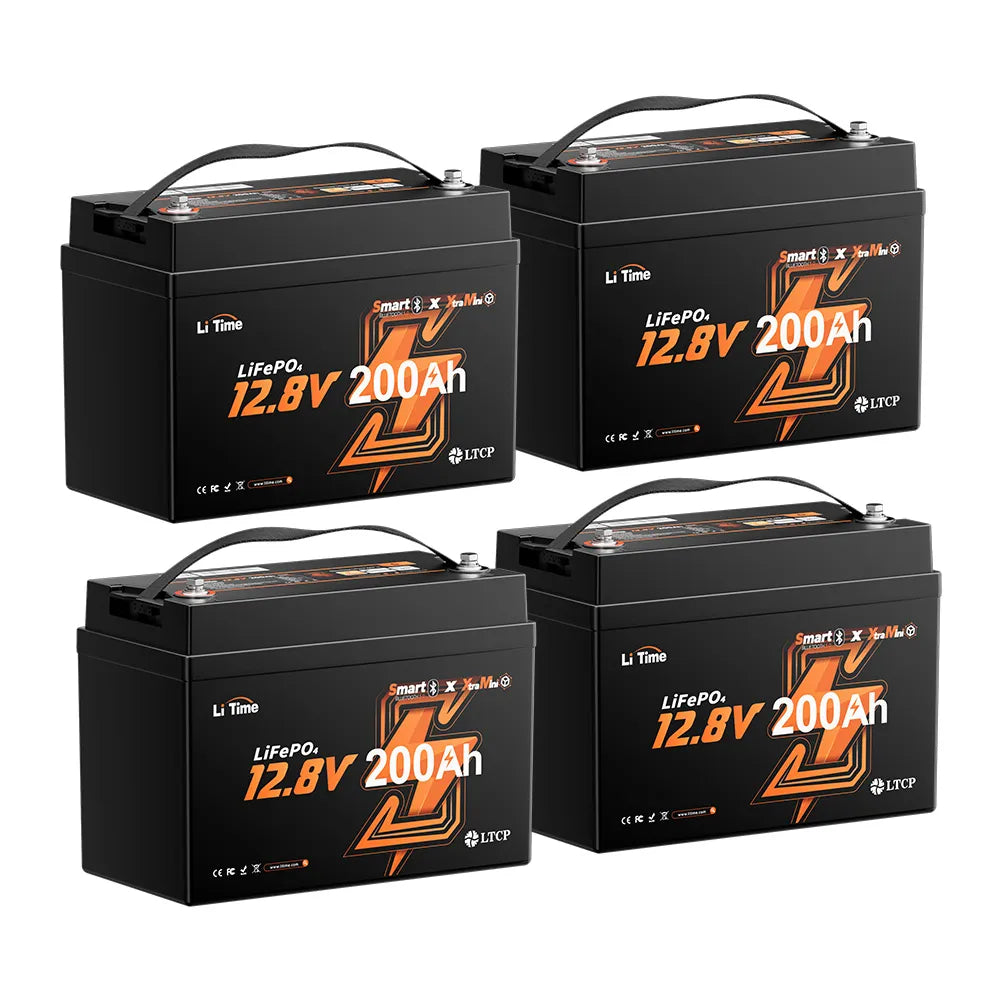 12V200Ah Xtra Mini Bluetooth付きリン酸鉄リチウムイオンバッテリー