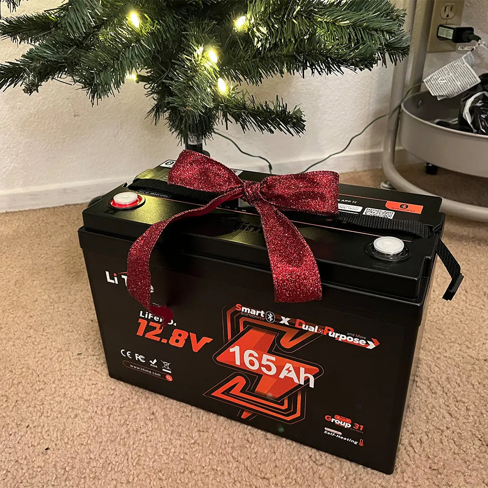 LiTime 12V 165Ah Bluetooth＆ヒーター付きバッテリー
