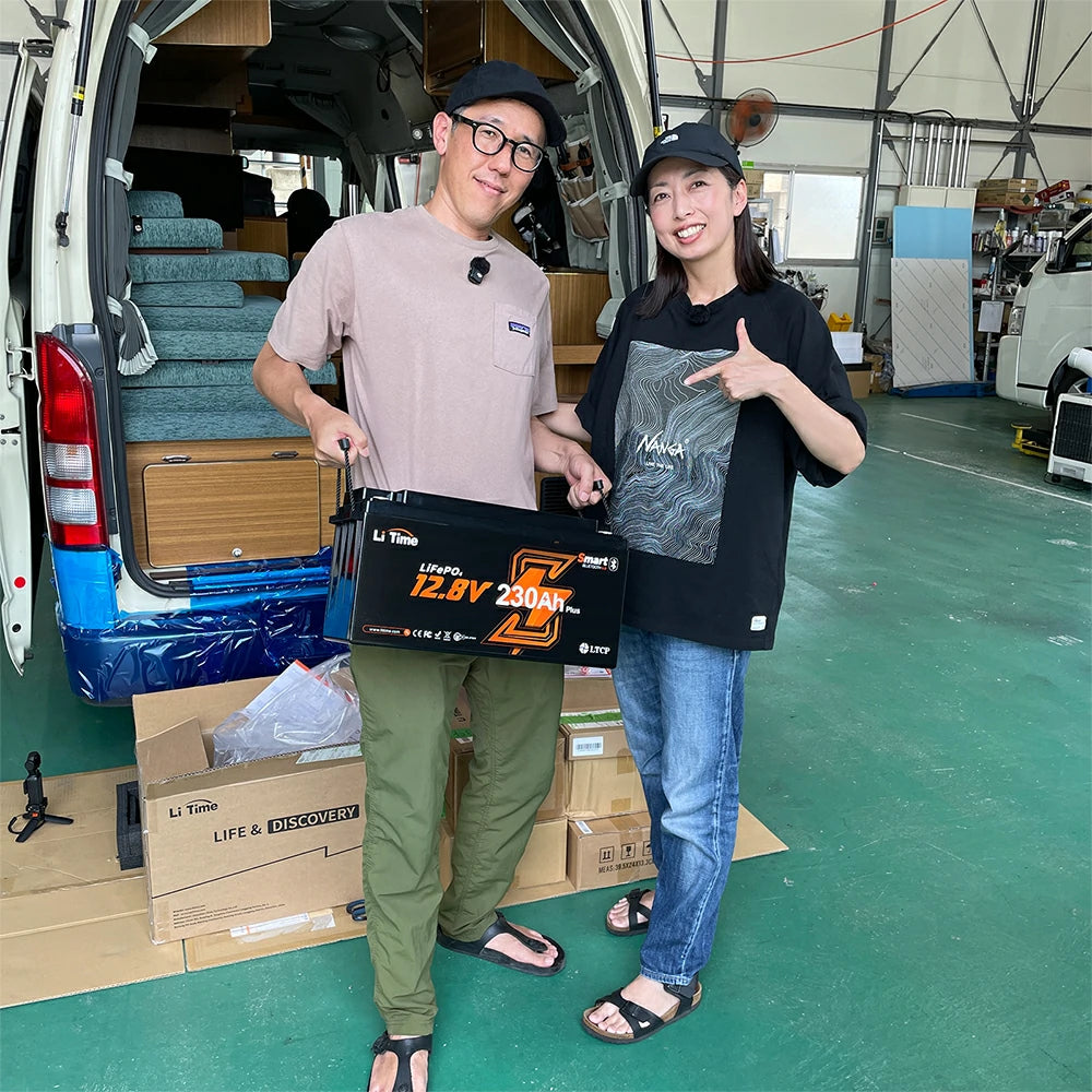 LiTime 12V230Ah Bluetooth付きディープサイクルバッテリー