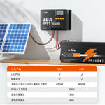 ソーラー発電システムに柔軟対応する12V/24Vチャージコントローラー