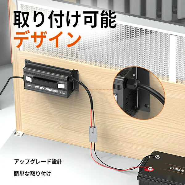 36vバッテリー​充電器取り付け簡単