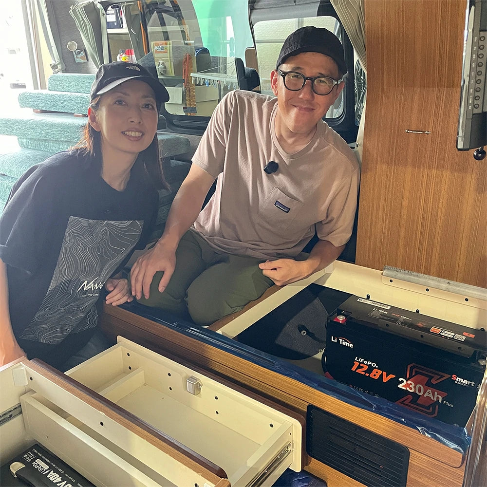 LiTime 12V230Ah Bluetooth付きディープサイクルバッテリー