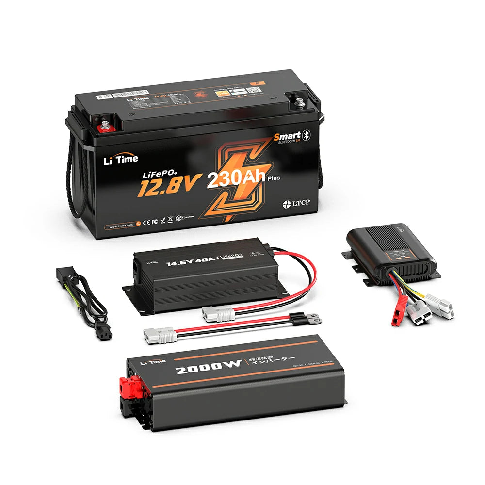 12V 230Ah Bluetooth内蔵 リン酸鉄リチウムイオンバッテリー