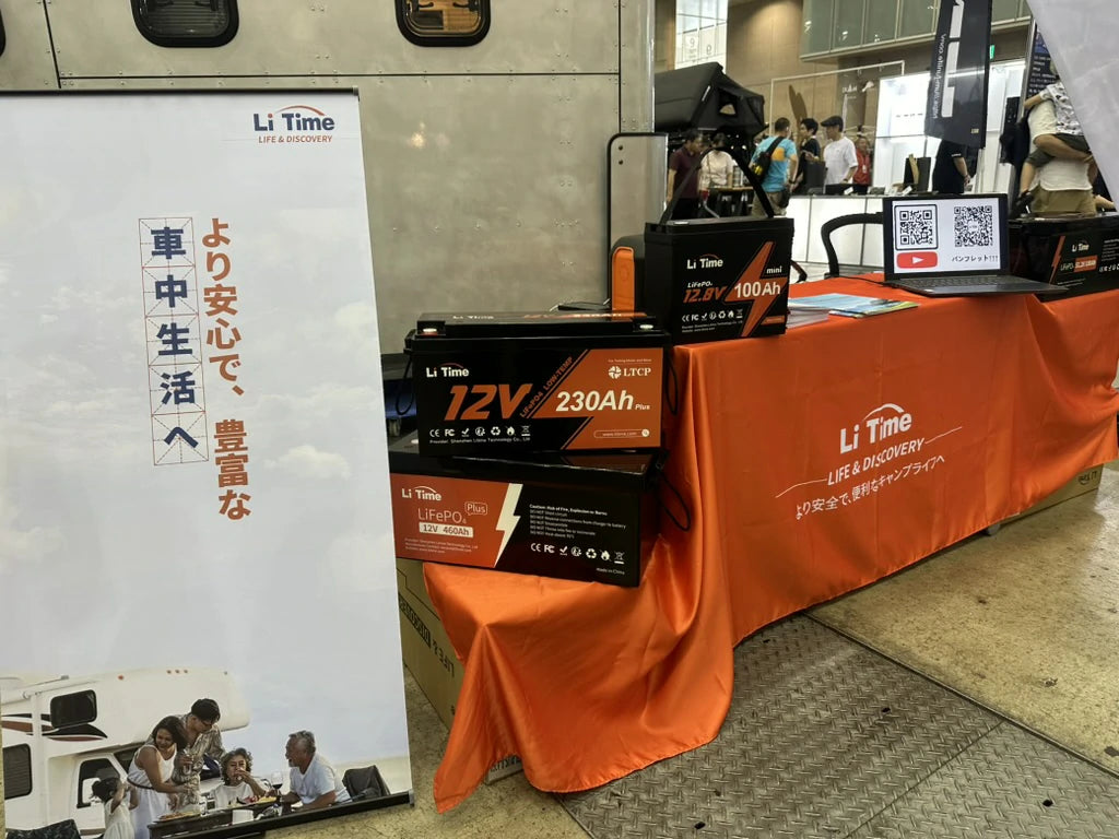 より安心な車中生活へのLiTimeの大容量バッテリーおすすめ