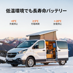 LiTime 12V320Ah Mini Bluetooth付きリン酸鉄リチウムイオンバッテリー