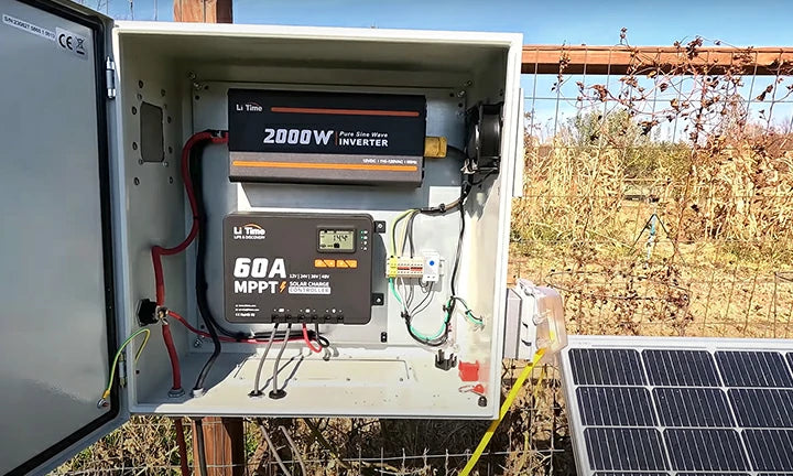 MPPT充電器と組み合わせた太陽光バッテリーシステム