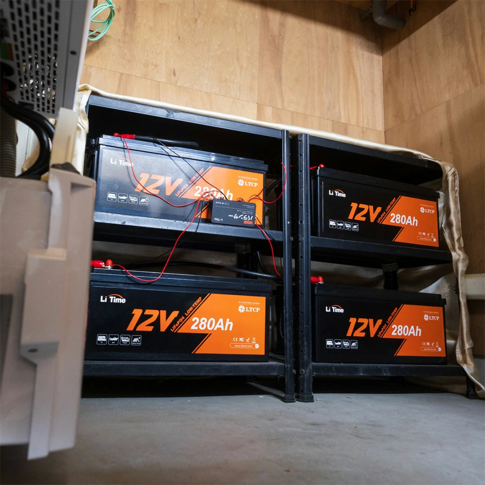LiTime 12V 280Ah サブバッテリー用リン酸鉄リチウムイオン