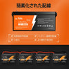 配線簡単な大容量バッテリー