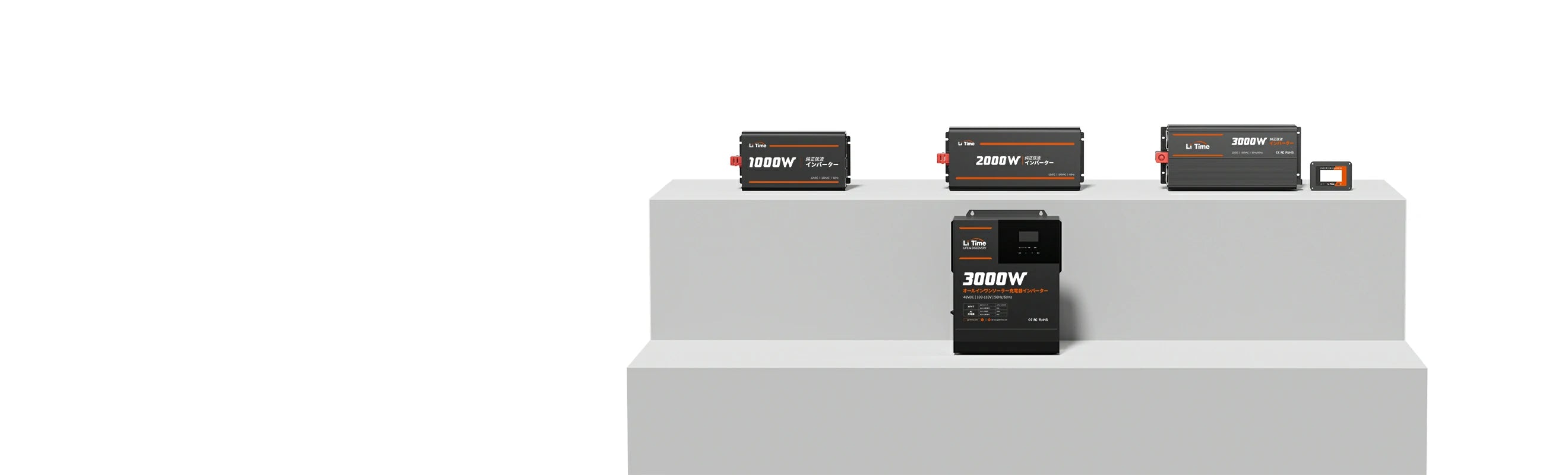 DC電力をACへ変換するには必要なLiTimeのインバーター、高変換効率・周波数切替可能