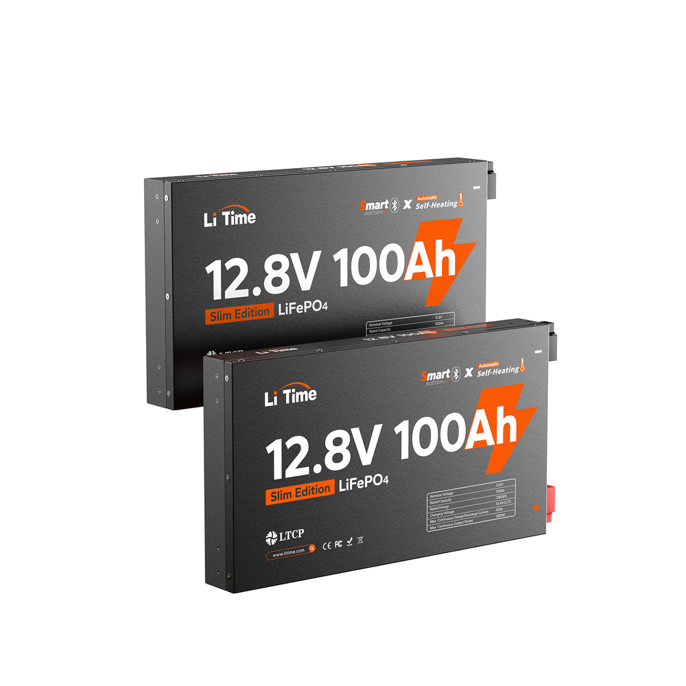 LiTime 12V100Ah超薄型ヒーター付きバッテリー