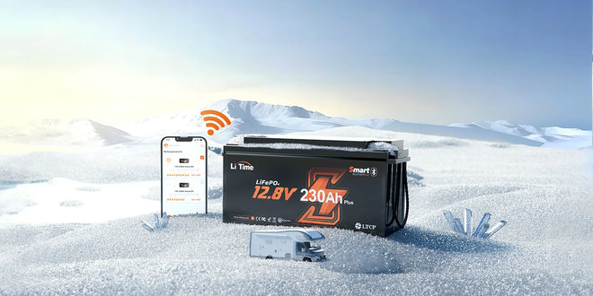 12V230Ah Bluetoothバッテリーおすすめ・低温遮断保護機能付き